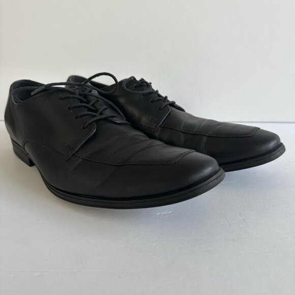 Cole Haan Mens Air Adams Black Dress‎ Oxford Apron Toe Derby C09438 Size 10 M main image 11